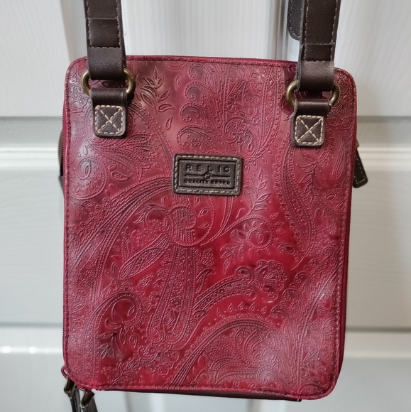 Relic Handbags - Relic Quality Brand red embossed crossbody bag purse